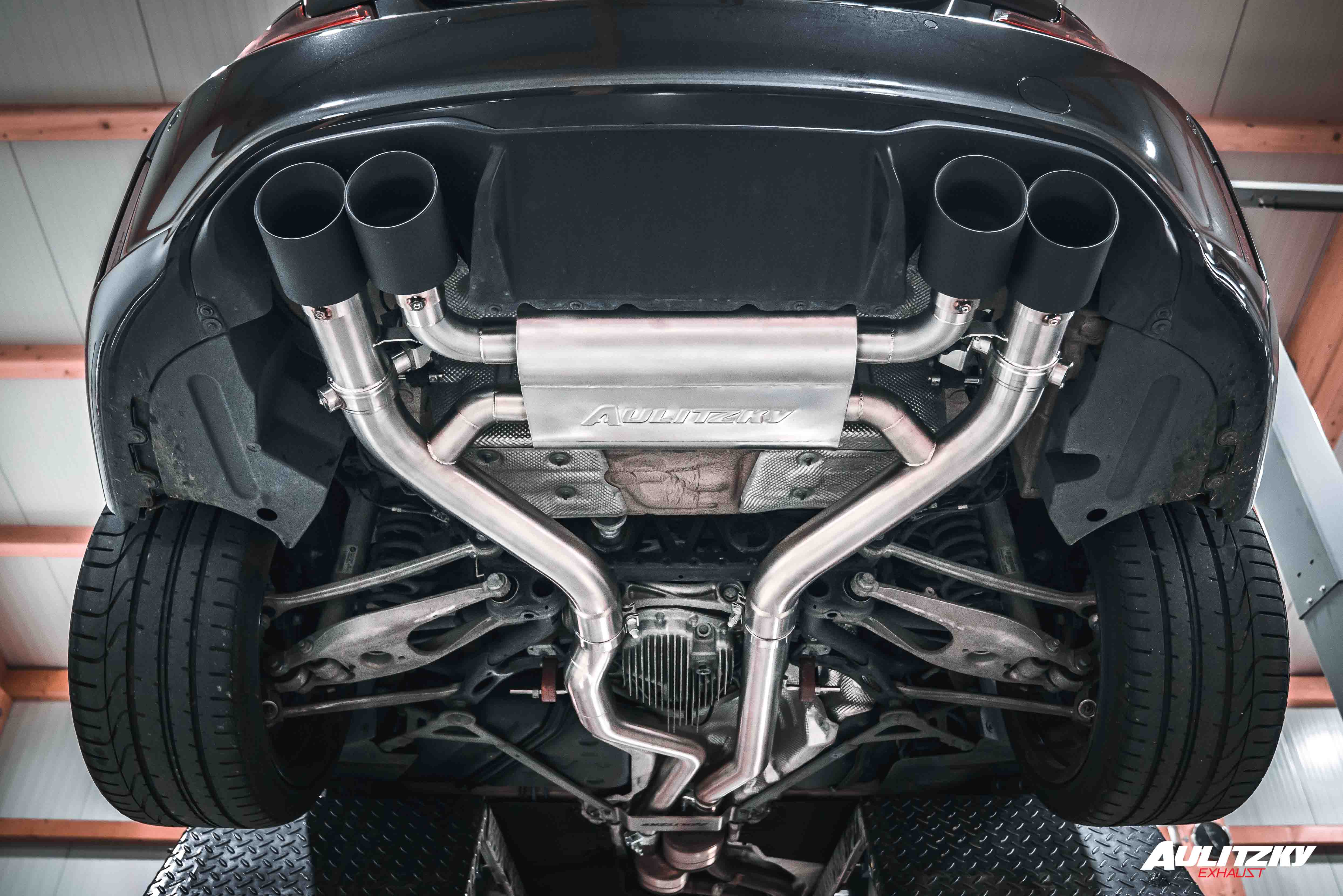 Aulitzky Exhaust | ECE Klappenabgasanlage 3" (76mm) ab OPF | BMW M2 Competition/CS (F87) S55